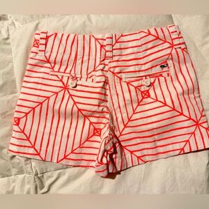 Vineyard Vines Orange Geometric Shorts